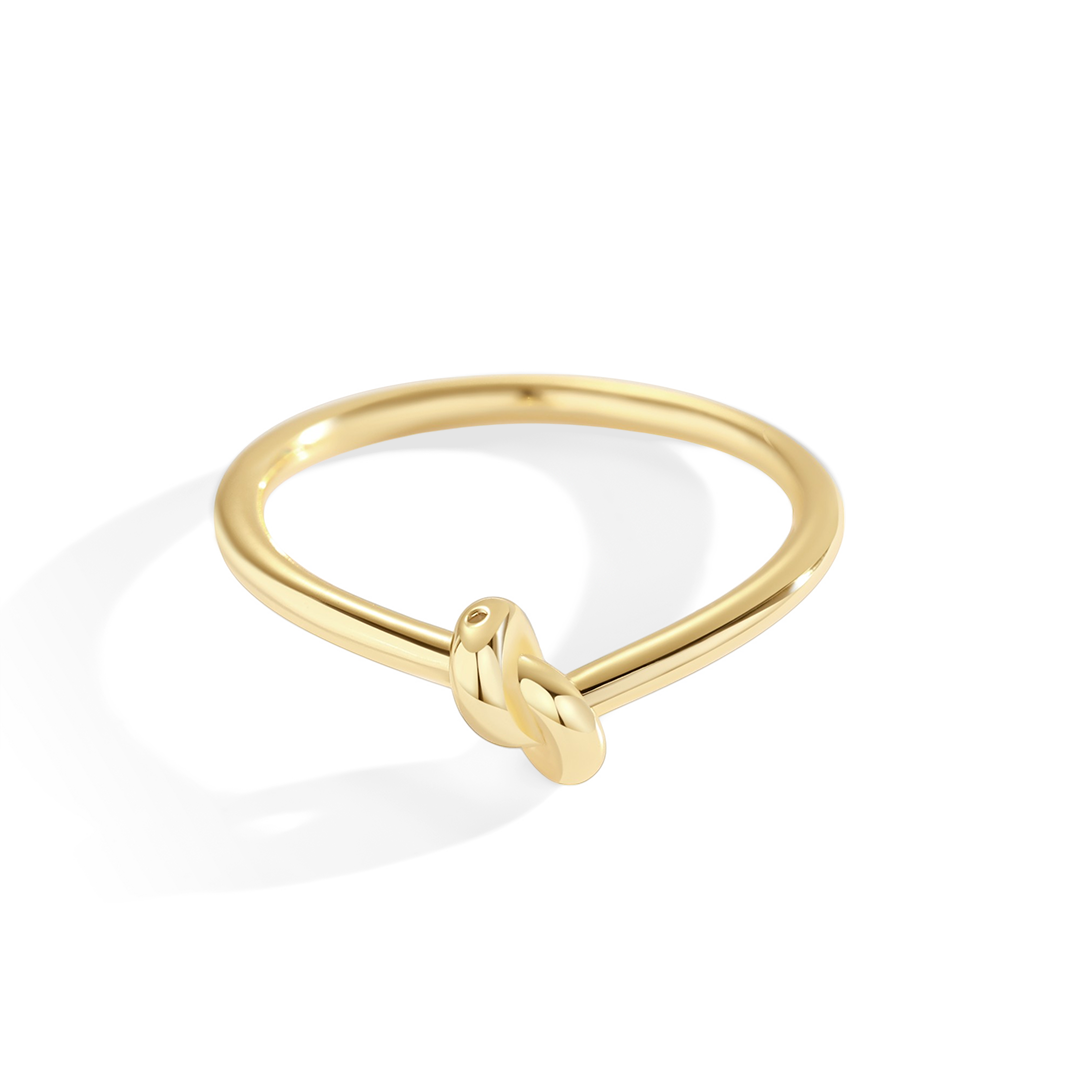 Eternal Knot Ring – Gold