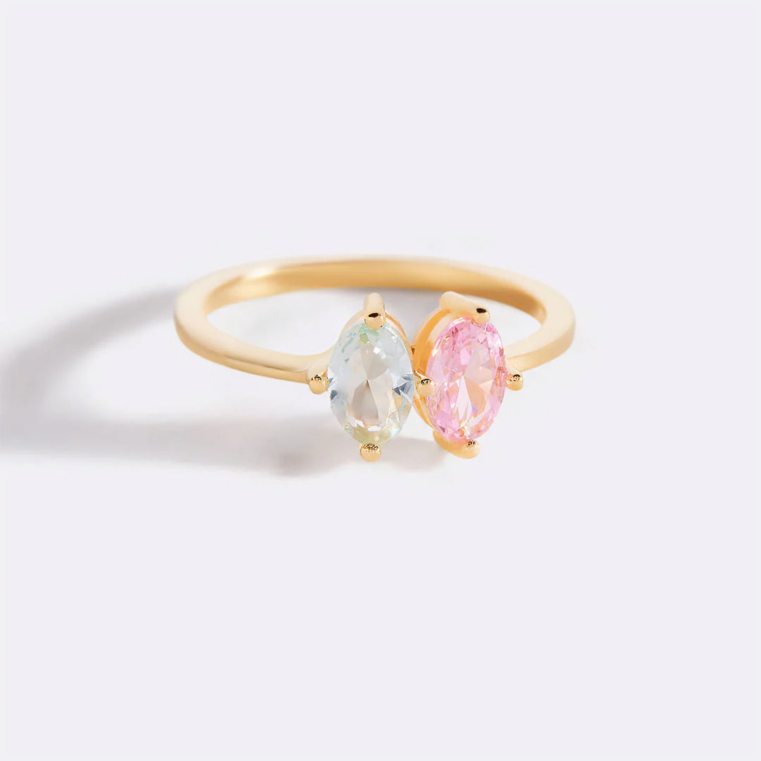 Birthstone Marquis-Cut Ring