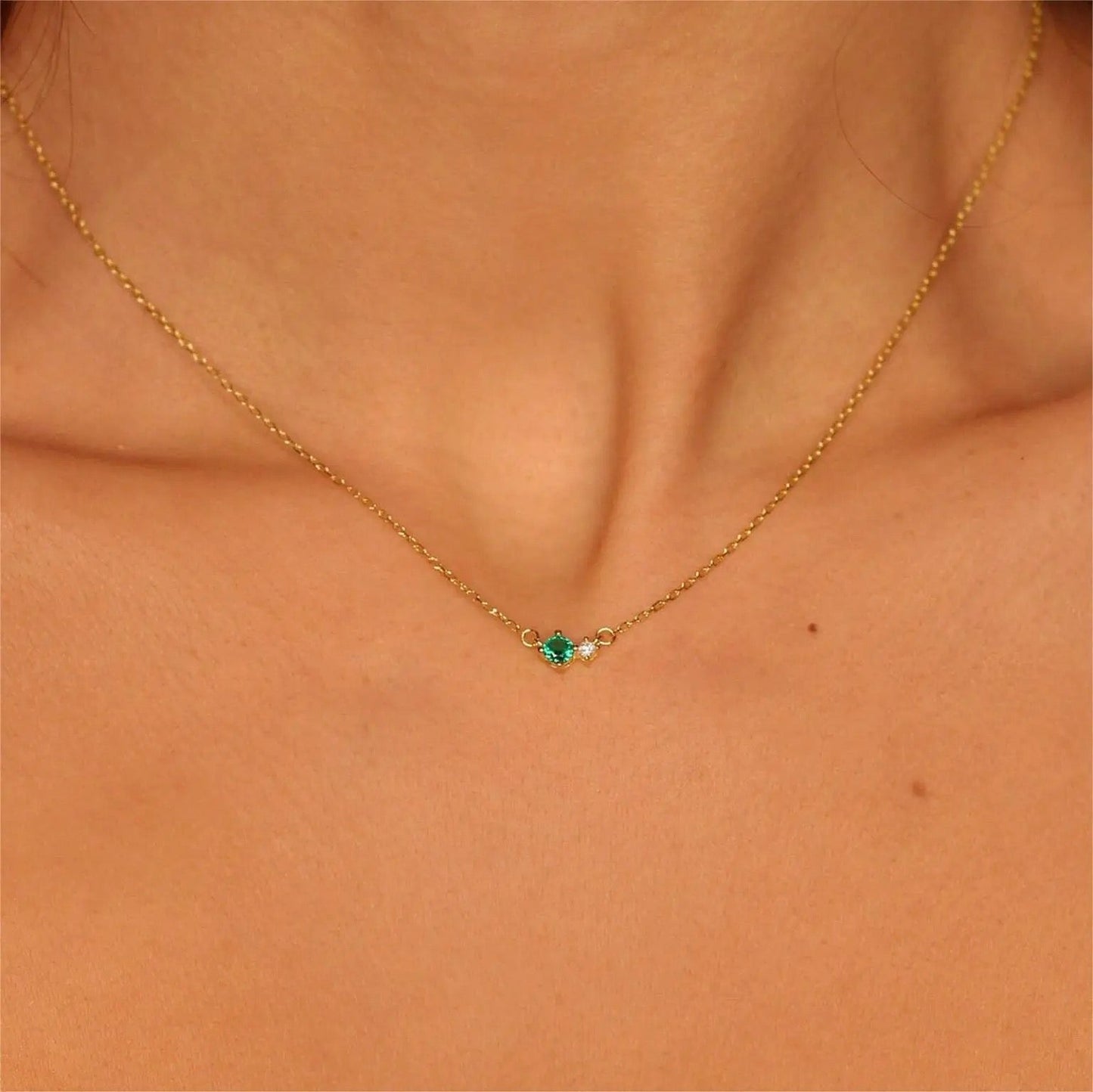 Hayley Birthstone Necklace