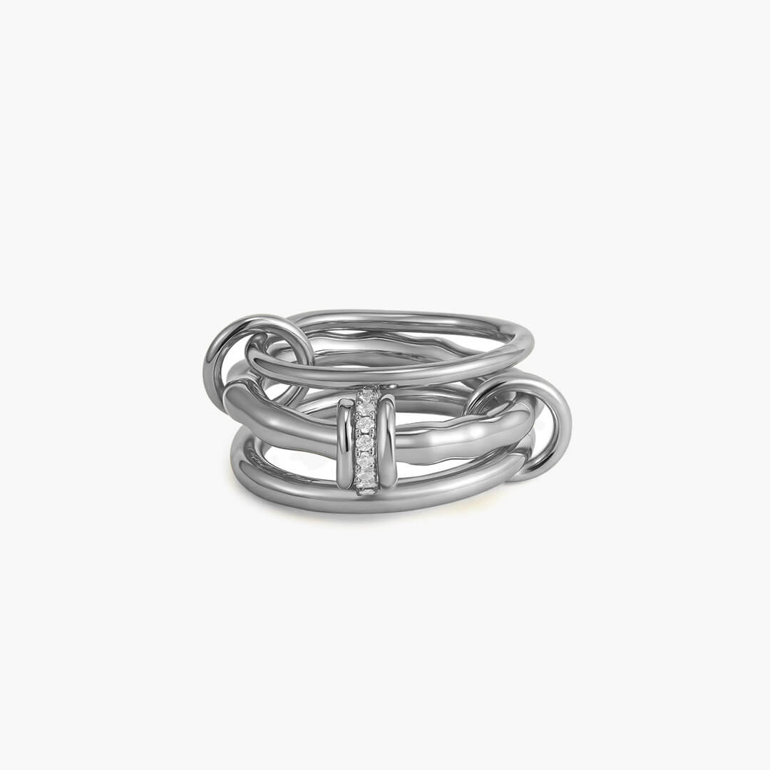 Mathilde Sculpted Stack Ring