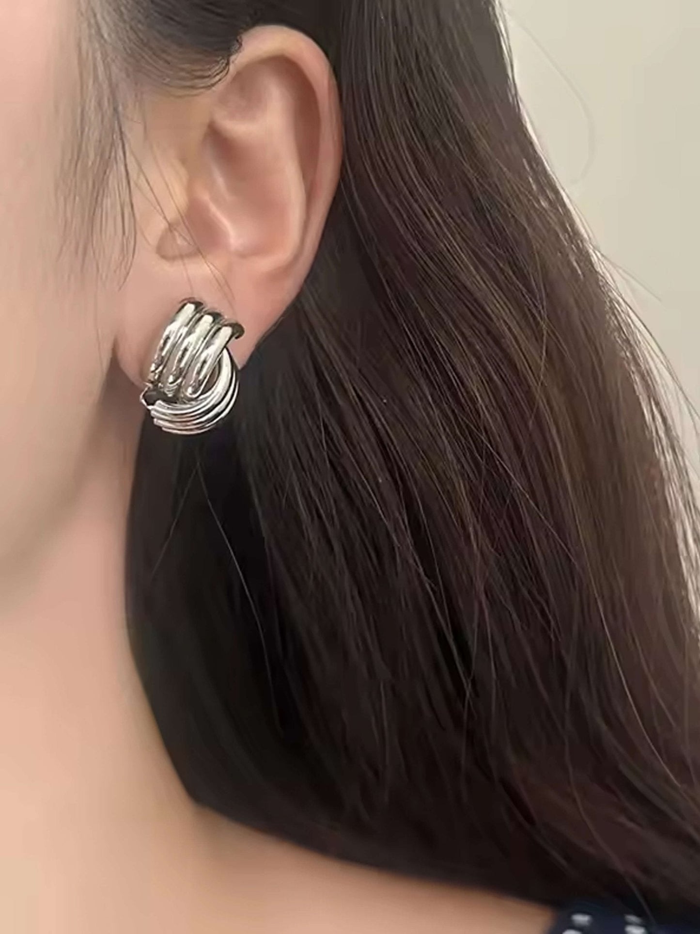 Noemi Three-Layer Earrings
