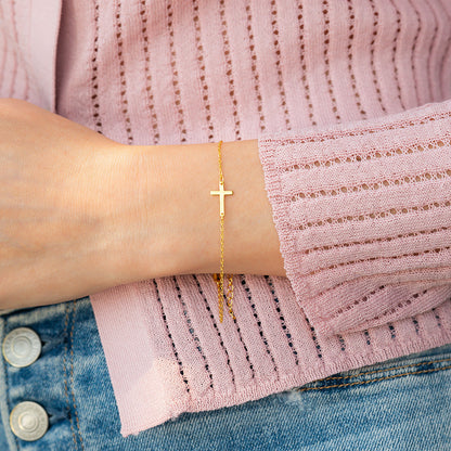 Cross Charm Bracelet