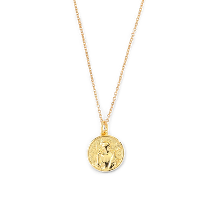 Greek Goddess Pendant Necklace