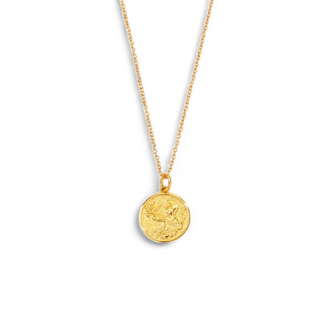 Greek Goddess Pendant Necklace
