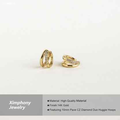 Adela Huggie Hoop Earrings