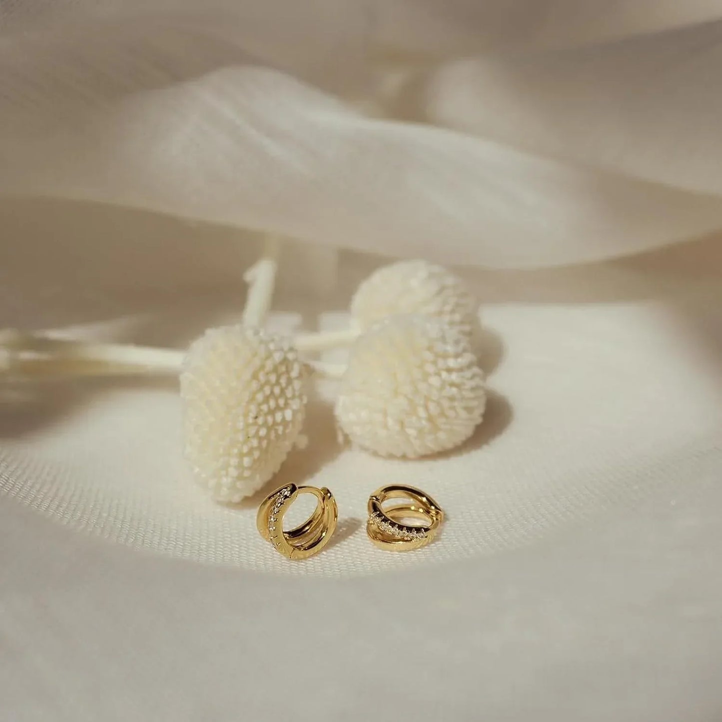 Adela Huggie Hoop Earrings