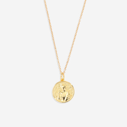 Greek Goddess Pendant Necklace
