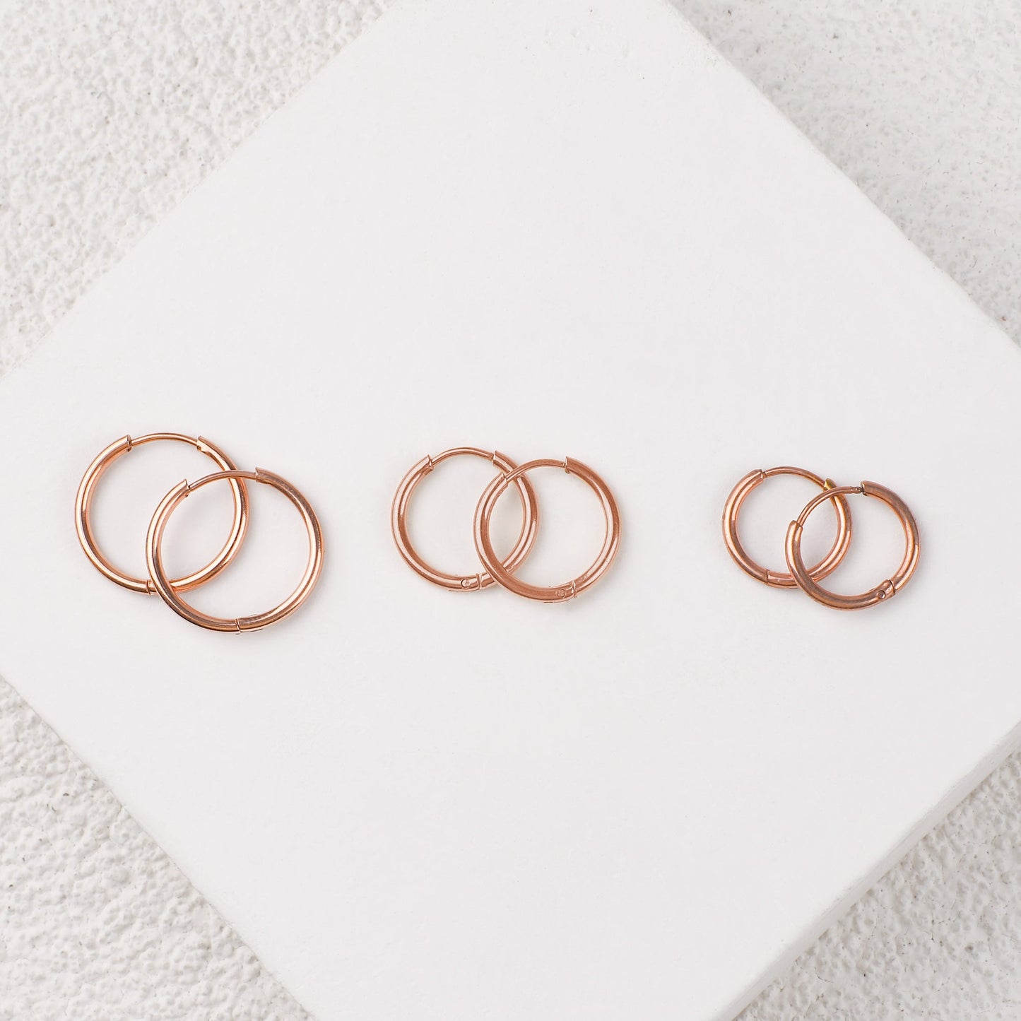 Triple Hoops Set