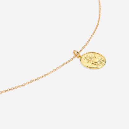 Greek Goddess Pendant Necklace