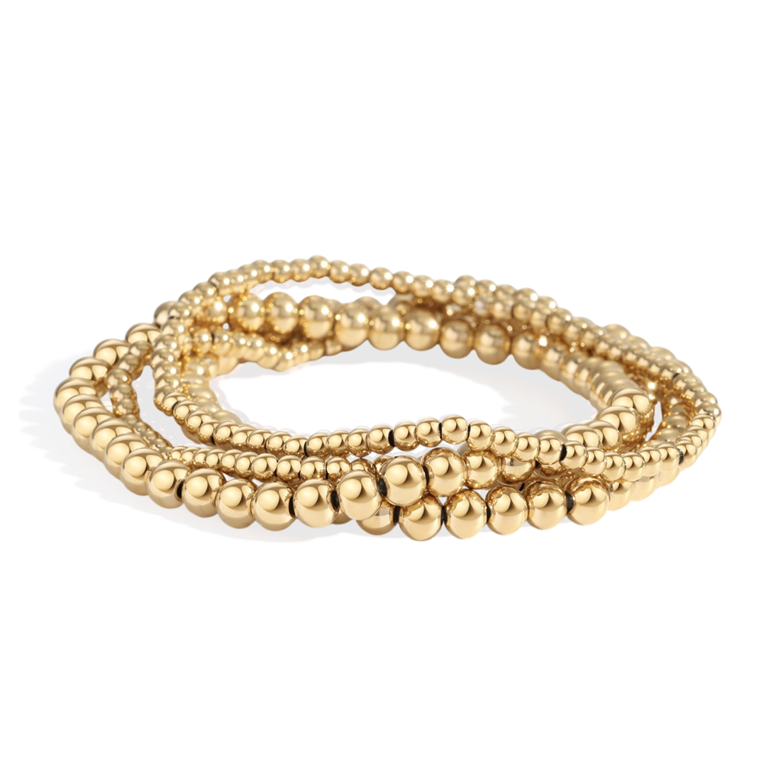 Beaded Bracelet Stacking Set