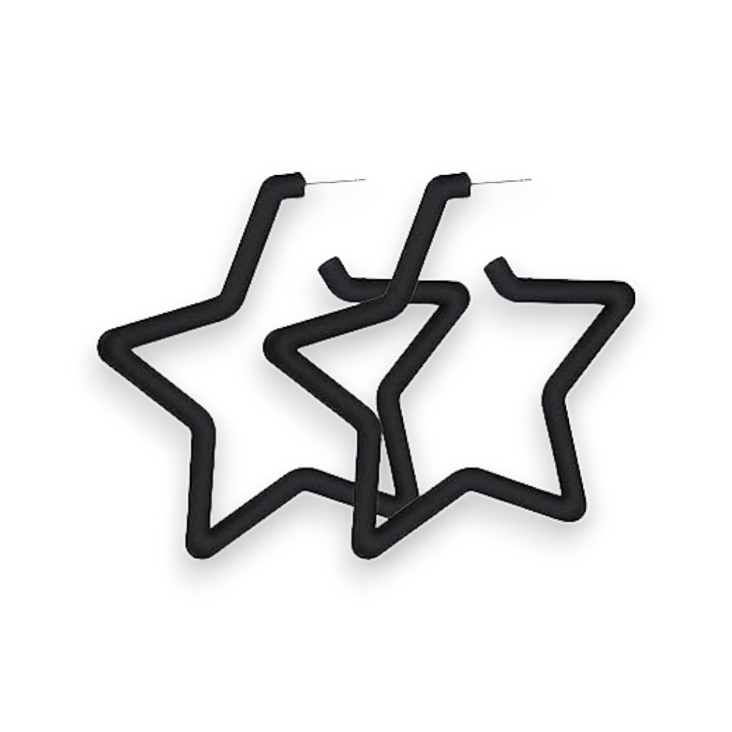 Ear Candy Star Hoop Earrings