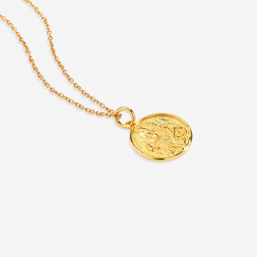 Greek Goddess Pendant Necklace