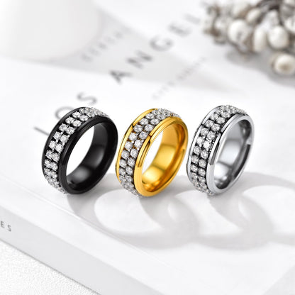 Anillo de circonita cúbica Trivora