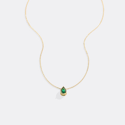 Diamond Teardrop Necklace