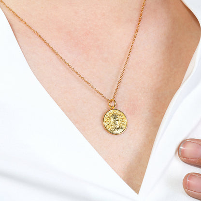 Greek Goddess Pendant Necklace