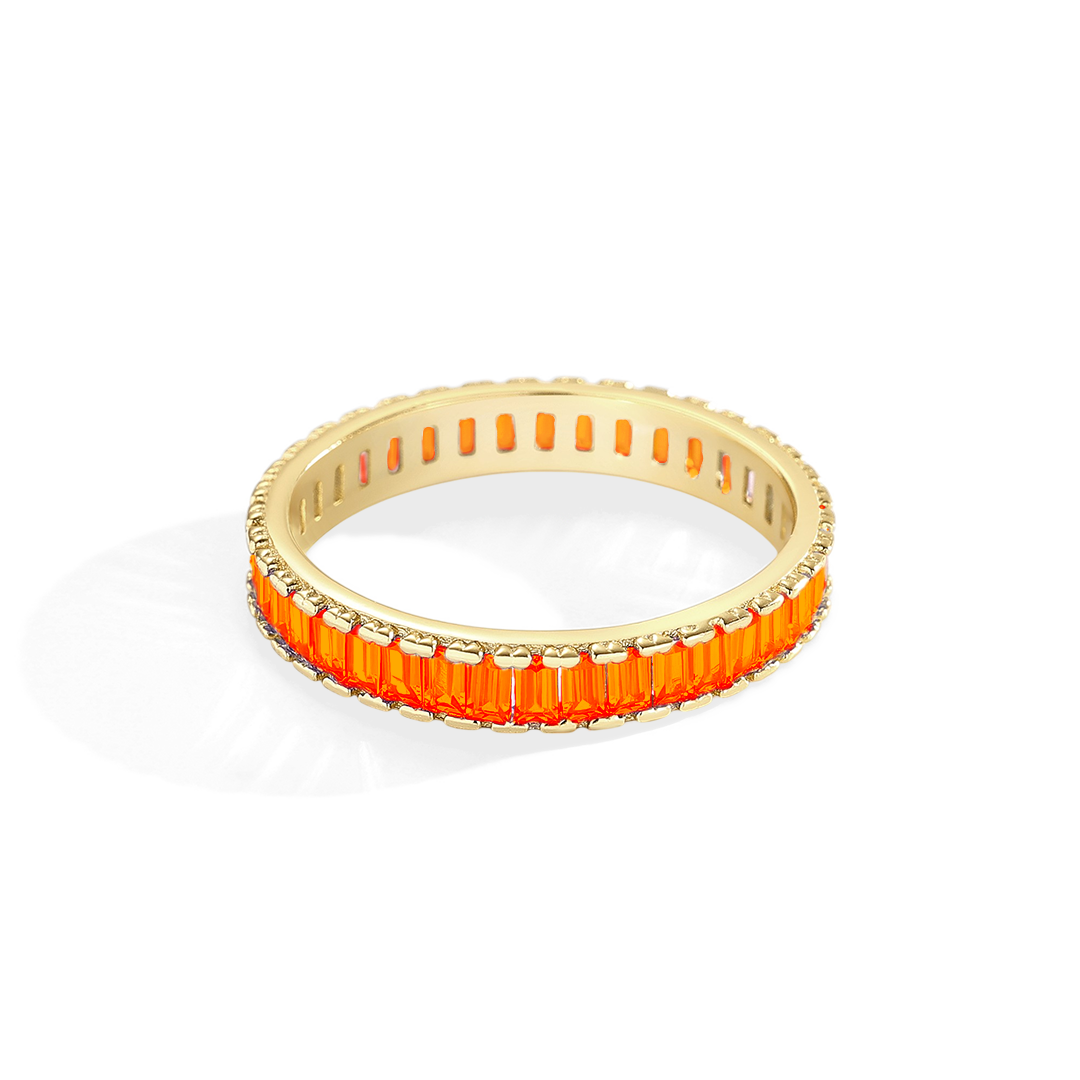 Baguette Birthstone Eternity Band