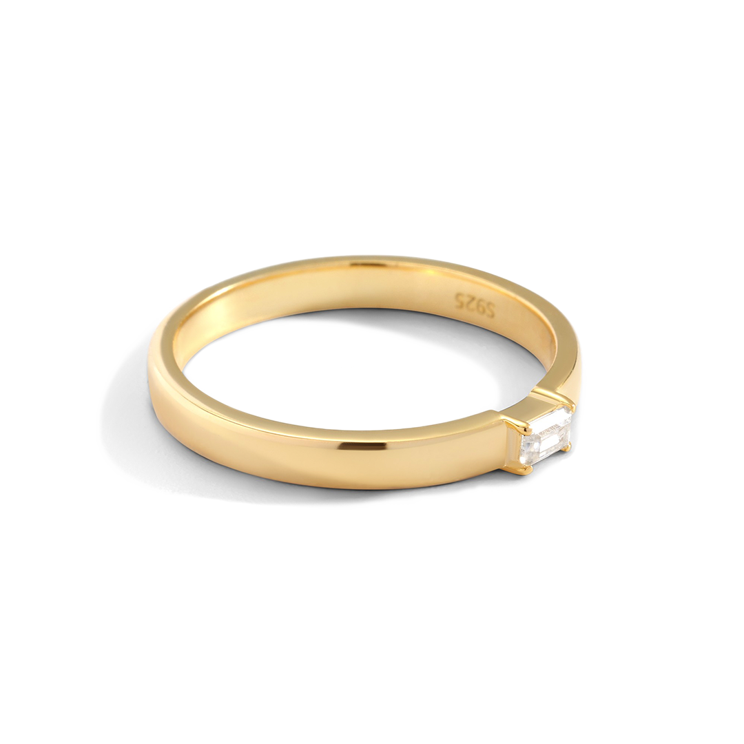 Baguette Diamond Band Ring