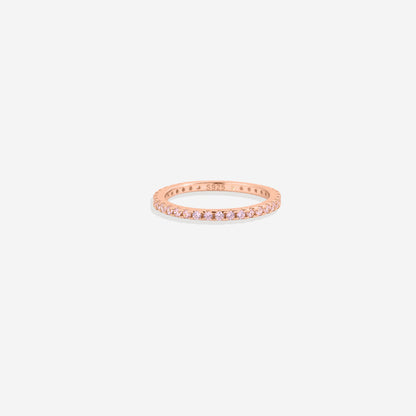 October Birthstone Eternity Stacking Ring