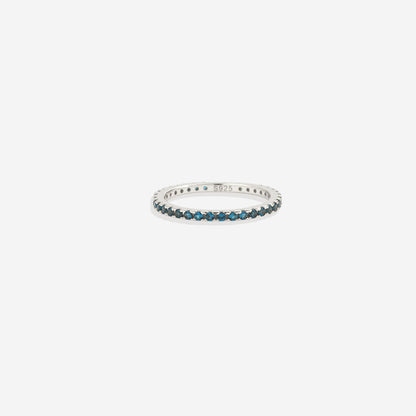 December Birthstone Eternity Stacking Ring