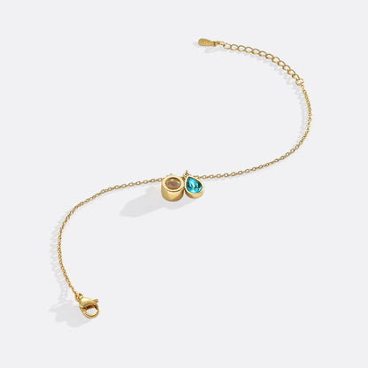 Birthstone Photo Bracelet