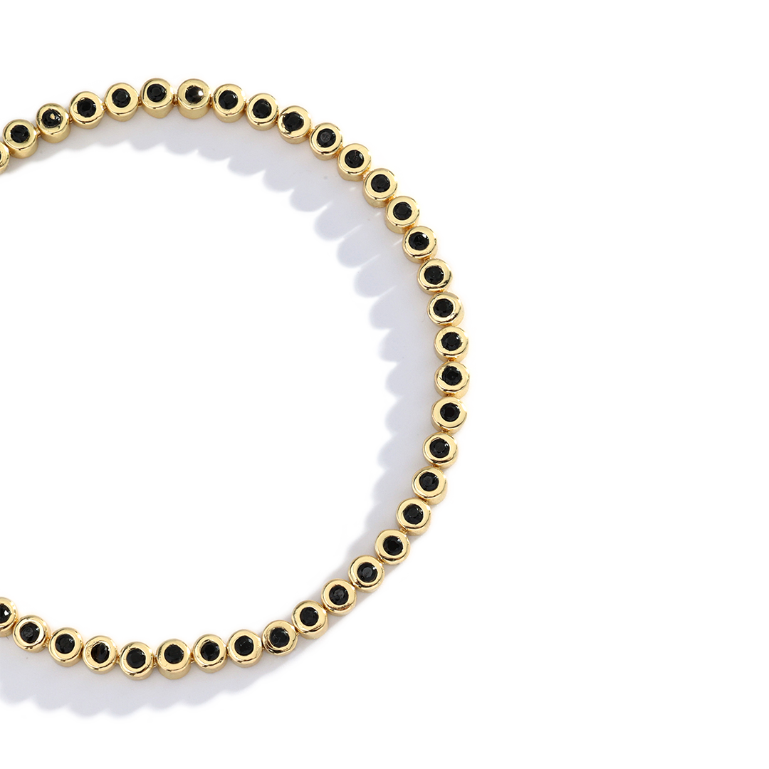 Black Gemstone Bracelet