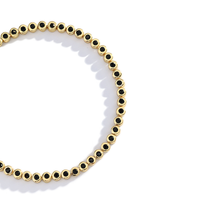 Black Gemstone Bracelet