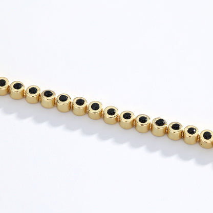 Black Gemstone Bracelet