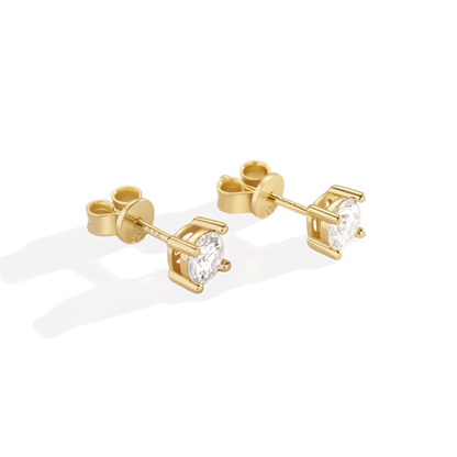 Classic Diamond Stud Earrings