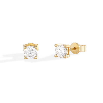Classic Diamond Stud Earrings