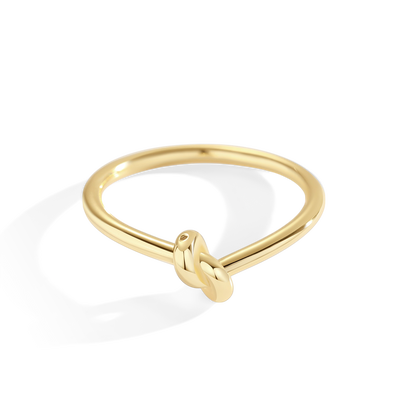 Eternal Knot Ring – Gold