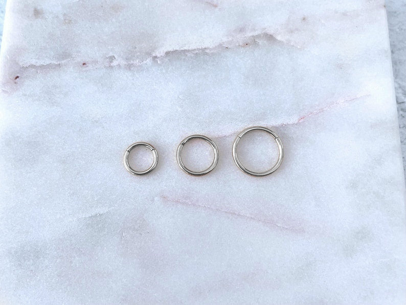 Classic Cartilage Hoop Earrings | 16g