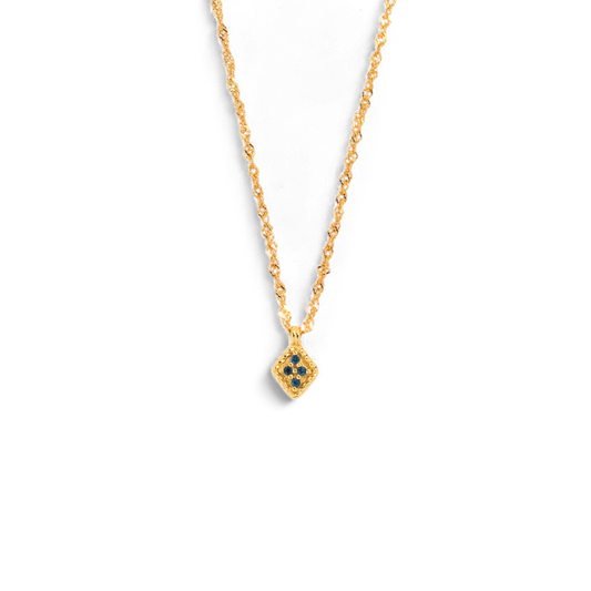 Dainty Birthstone Kite Necklace