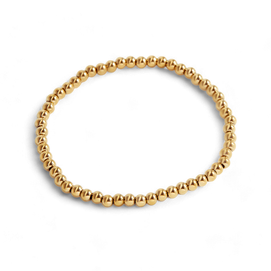Dainty Gold Beaded Bracelet