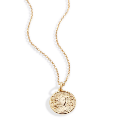 Greek Goddess Pendant Necklace