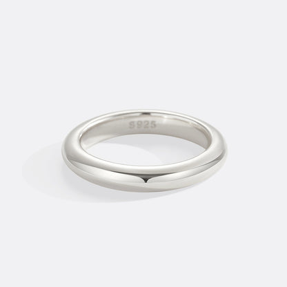 Half Round Band Stacking Ring