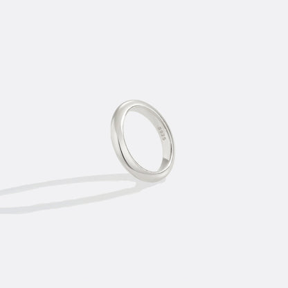 Half Round Band Stacking Ring