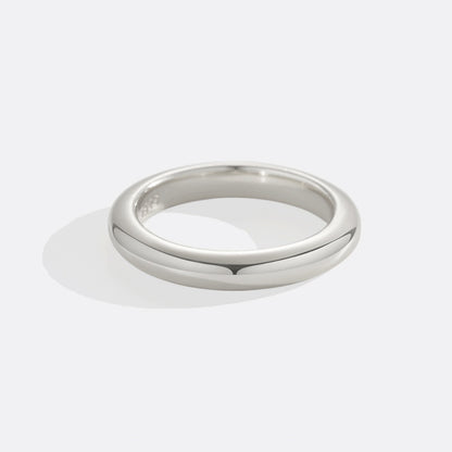 Half Round Band Stacking Ring
