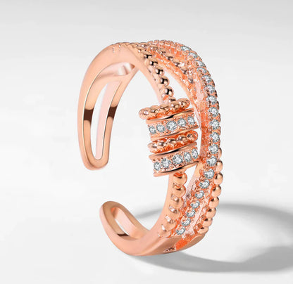 Rotating Worry Rings