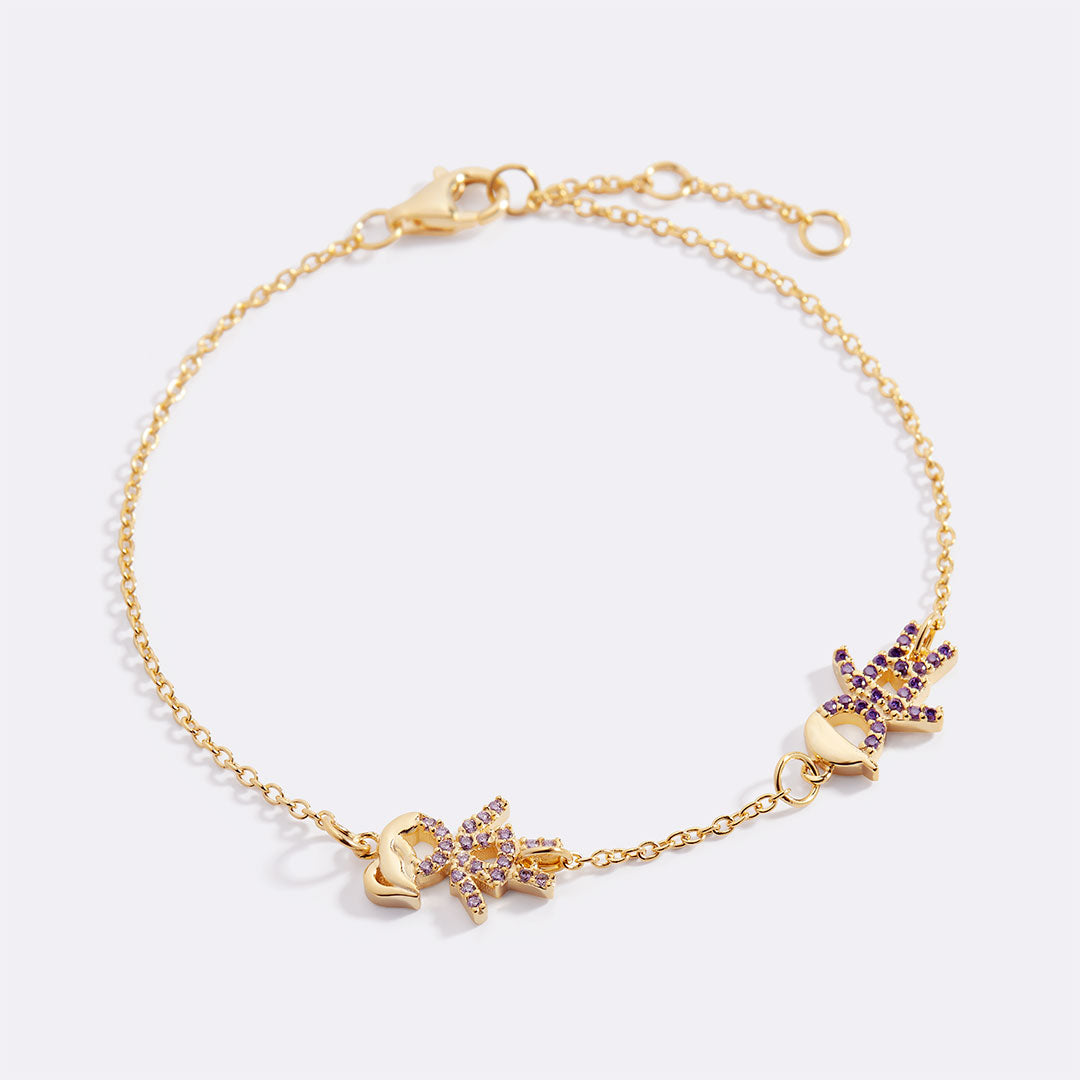 Personalized Mom Bracelet With Birthstone Kids