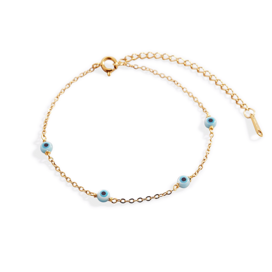Satellite Evil Eye Bracelet