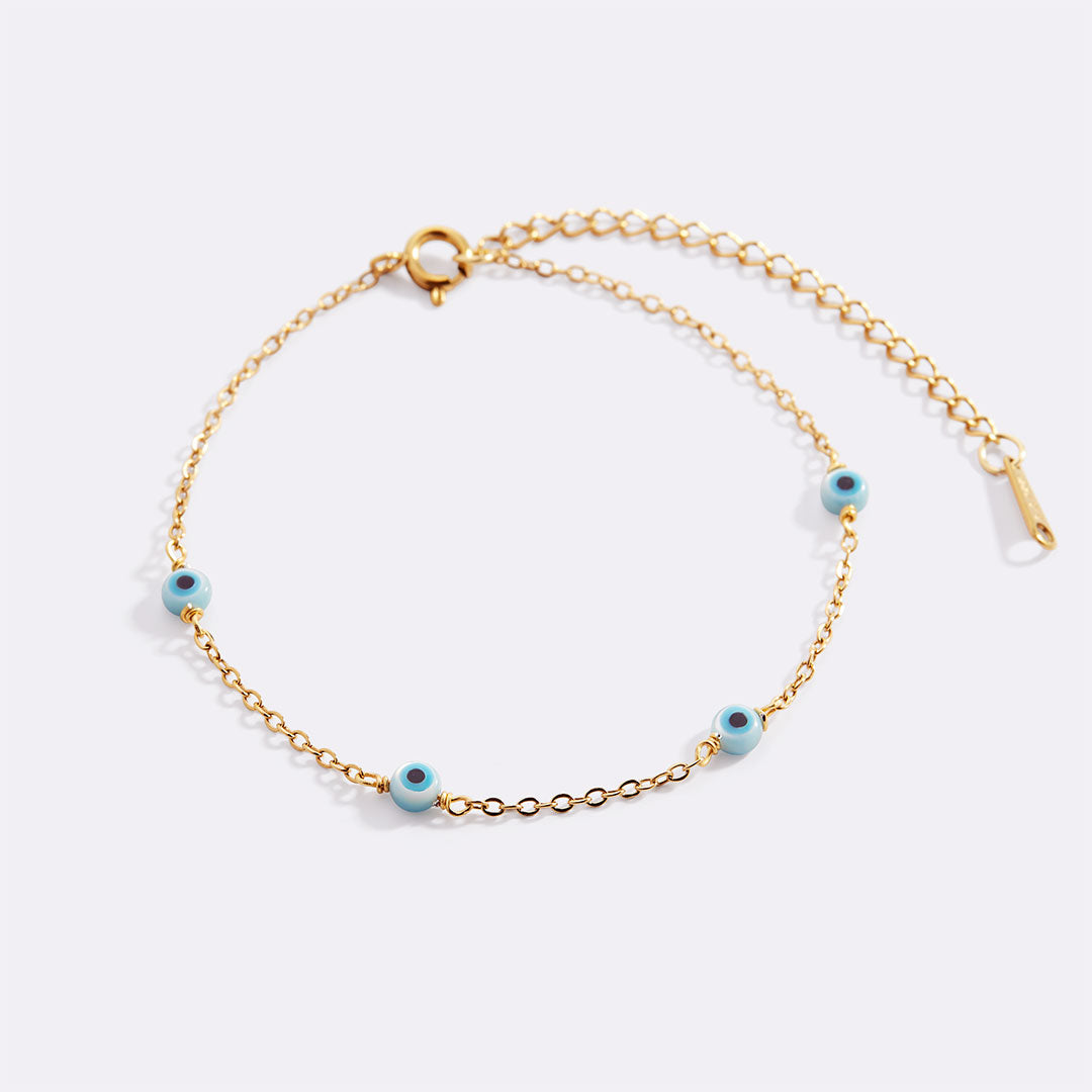 Satellite Evil Eye Bracelet