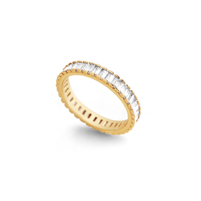 Baguette Birthstone Eternity Band