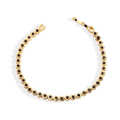 Black Gemstone Bracelet