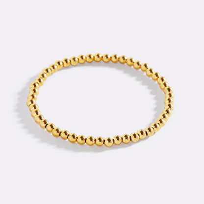 Dainty Gold Beaded Bracelet