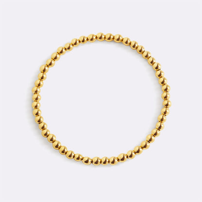 Dainty Gold Beaded Bracelet