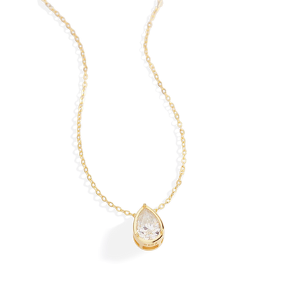 Diamond Teardrop Necklace