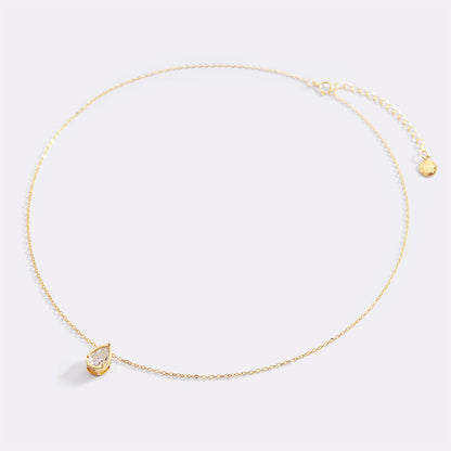 Diamond Teardrop Necklace