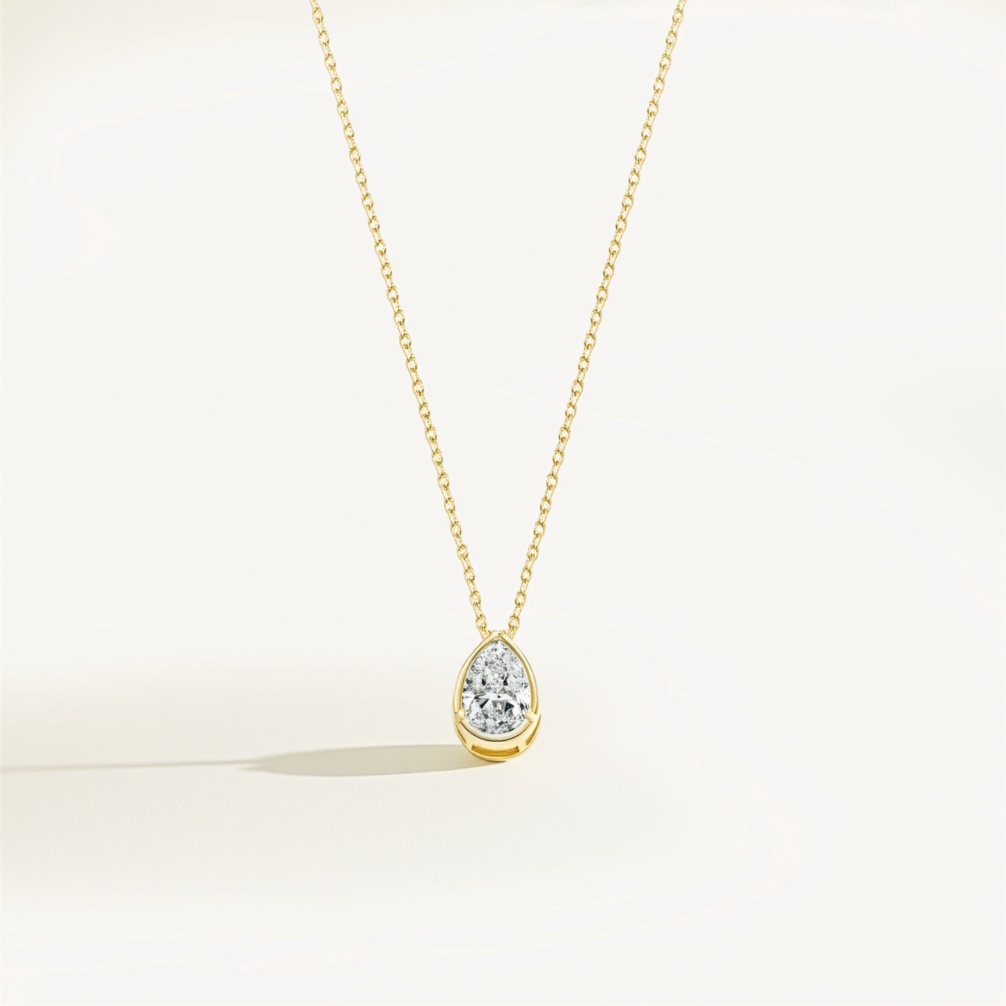 Diamond Teardrop Necklace