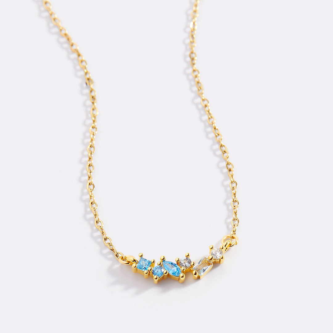 Ombre Birthstone Necklace