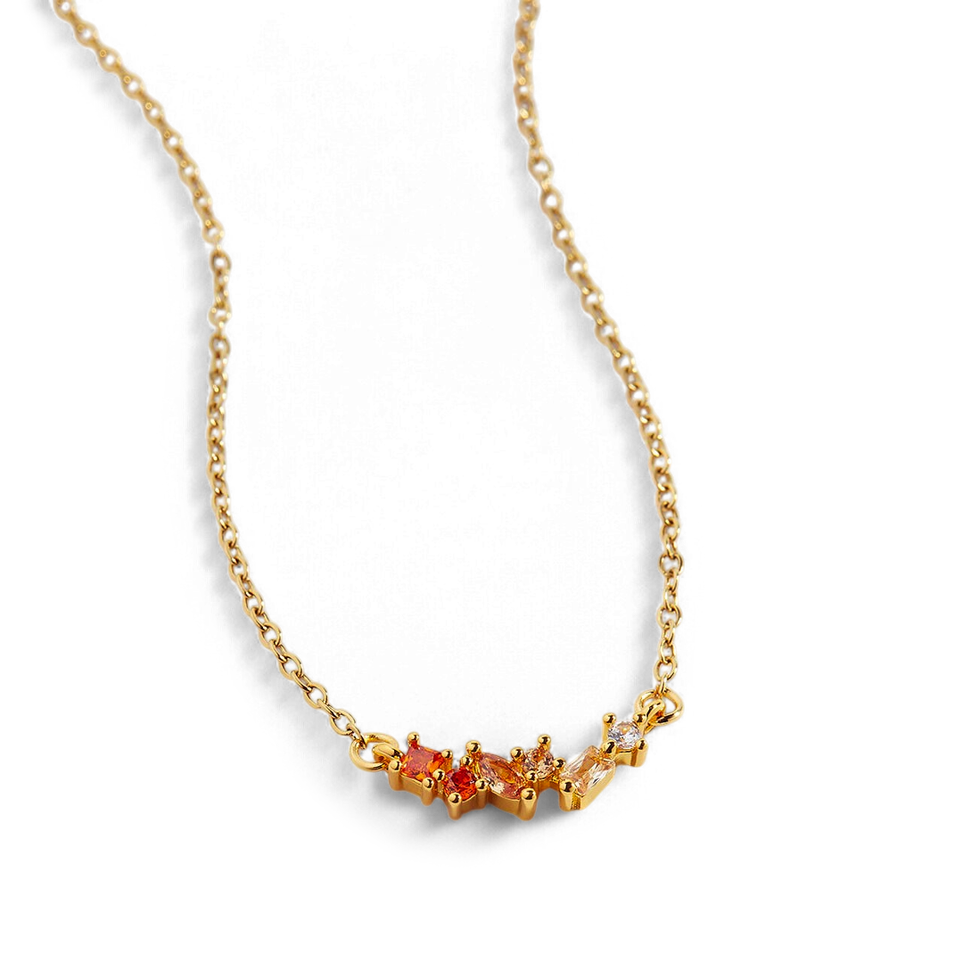 Ombre Birthstone Necklace